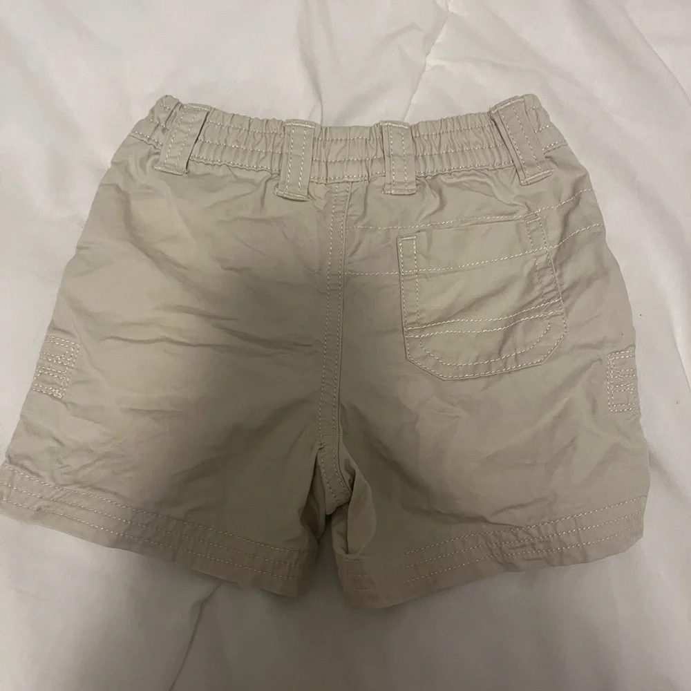 Ralph Lauren Cotton Tan Chino Drawstring Baby Boy Polo Shorts